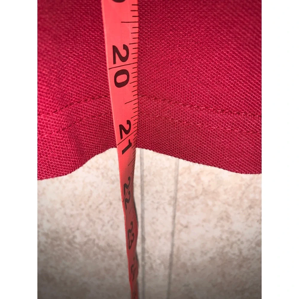 US Polo Assn Boys‎ Red Long Sleeve Polo Shirt Size L 10-12 Cotton Pique Logo